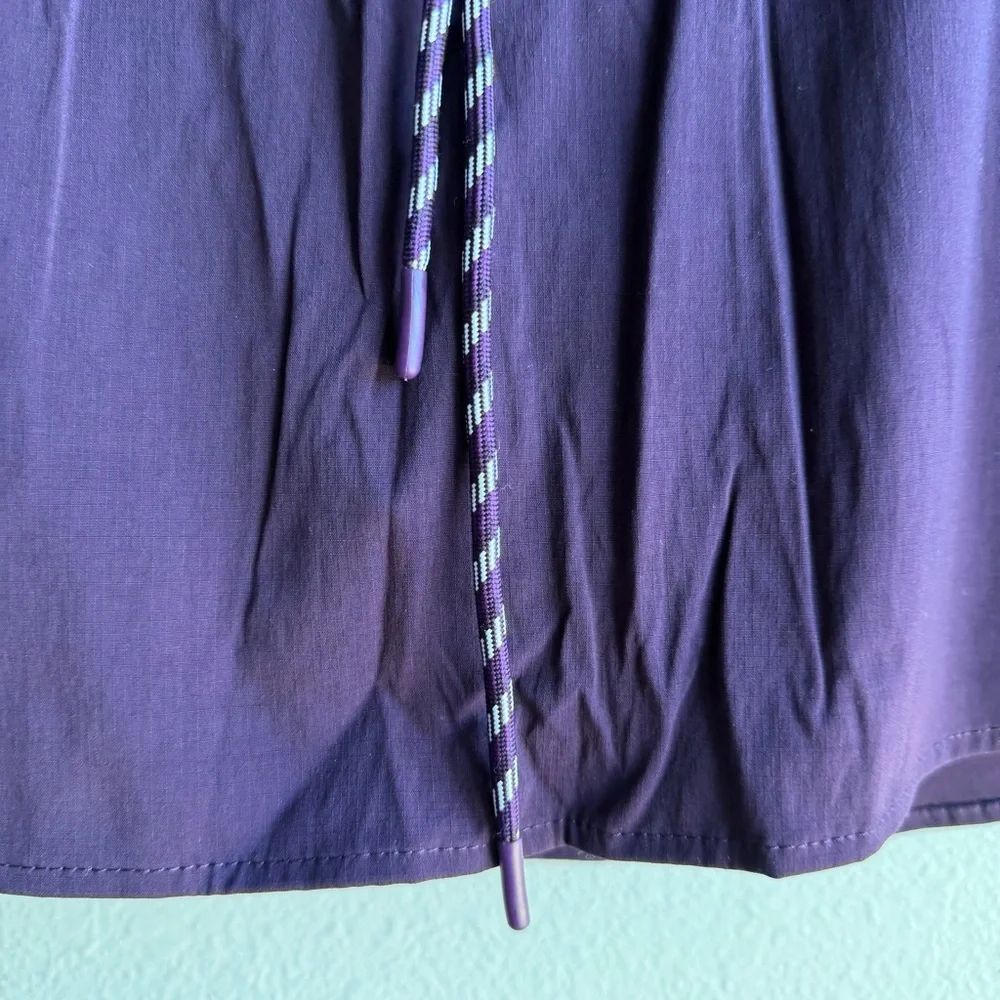 Woven Trek Skort Plum Size S Two Way Stretch Elastic Waistband Activewear E - Picture 3 of 14